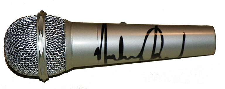Michael Jackson Facsimile Signed Microphone