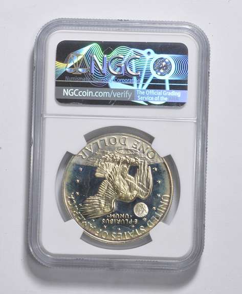 PF68 UCAM 1974-S Eisenhower Silver Dollar - Graded NGC