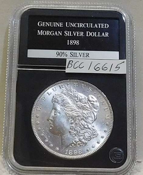 1898 Morgan Dol PCS Cert Unc.  Lusterous