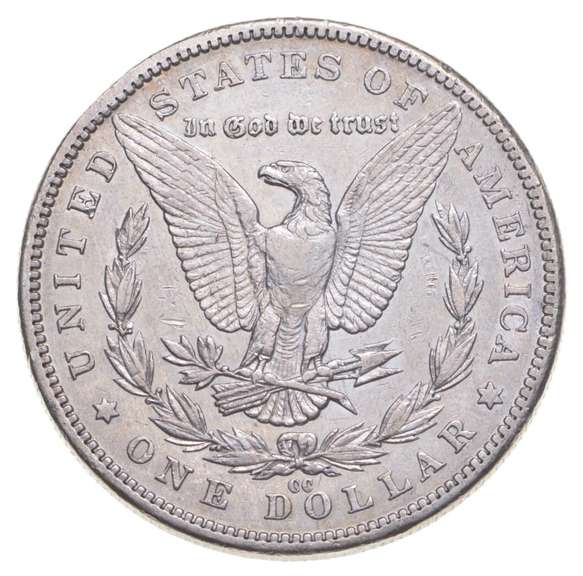1889-CC Morgan Silver Dollar