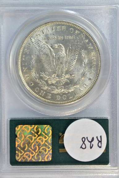 Near Gem BU 1899-O Morgan Dollar. Old Green Label PCGS MS64