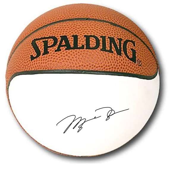 Michael Jordan Facsimile Autographed Basketball