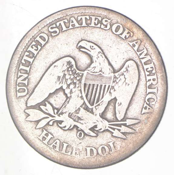 1861-O Seated Liberty Half Dollar - W-11