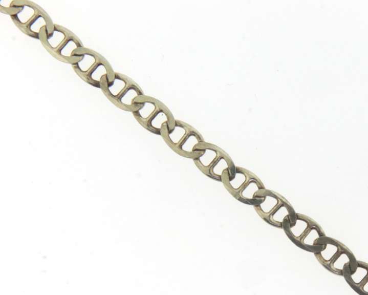 Italian Curb Sterling Silver Bracelet