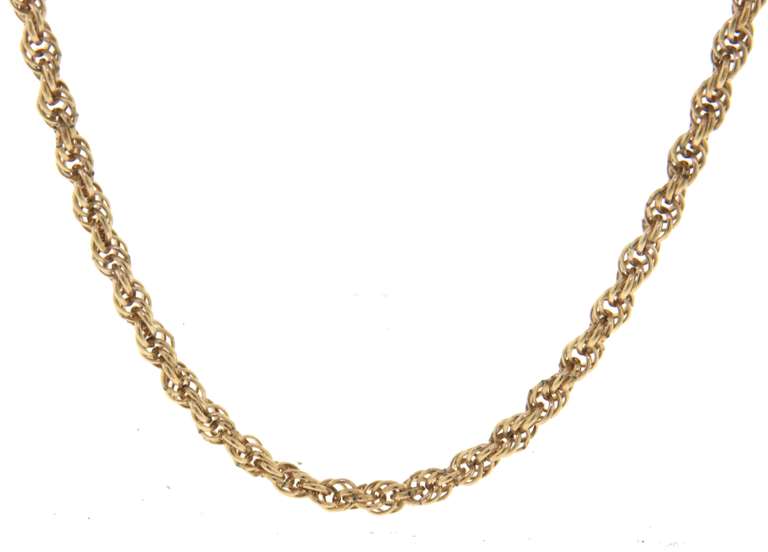Favorite Yellow Gold Rope Chain Necklace