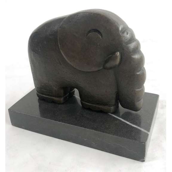 Space Elephant Bronze Sculpture