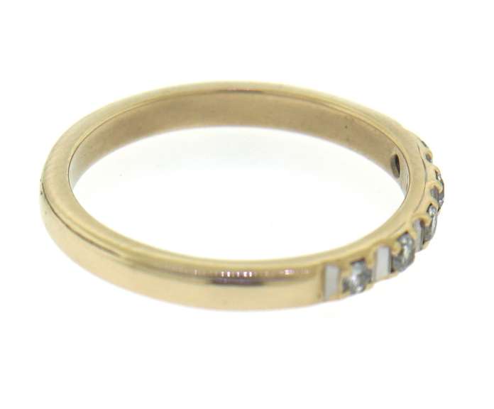 Elegant Yellow Gold Diamond Band