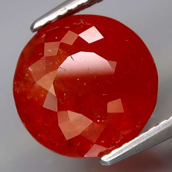 Eye catching 8.61ct spiced orange Garnet