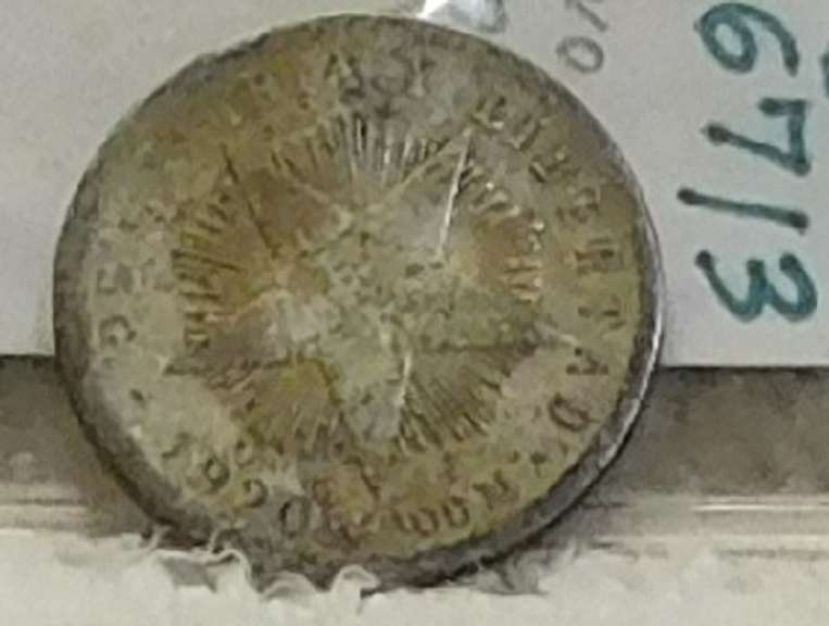 Cuba: Silver 1920  20 centavos, circ