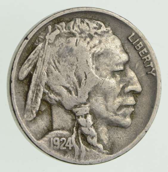 1924-D Indian Head Buffalo Nickel