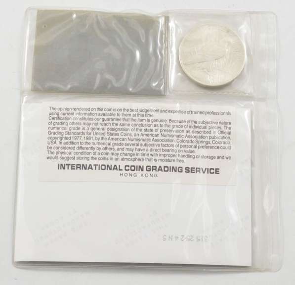 1925-P Peace Silver Dollar