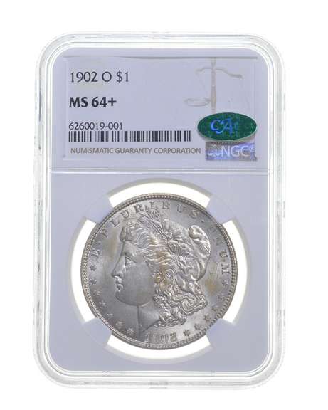 MS64+ 1902-O Morgan Silver Dollar - CAC - Graded NGC