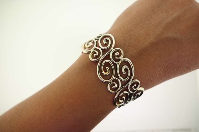 Sterling Silver Ross Simons Design Cuff Bracelet