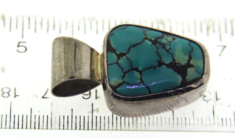 Turquoise Sterling Silver Pendant