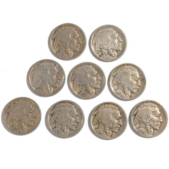 Full Date Early Buffalo Nickel Lot