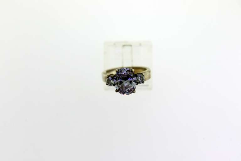 Sterling Silver Tanzanite Ring