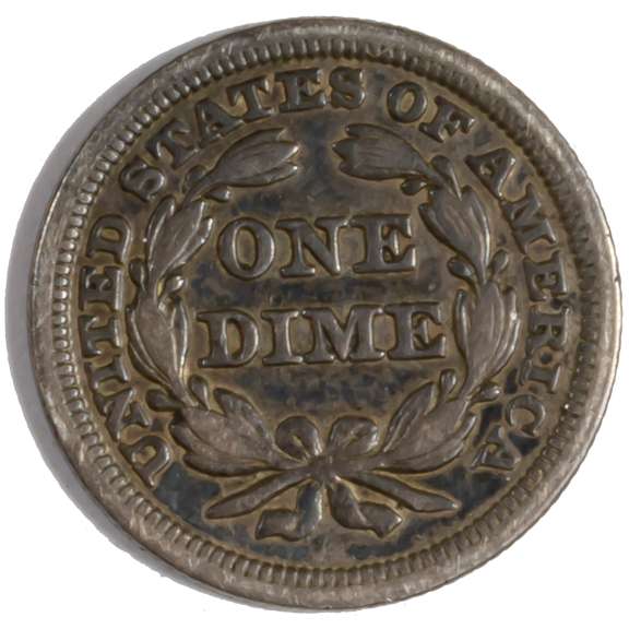 1850 Seated Dime