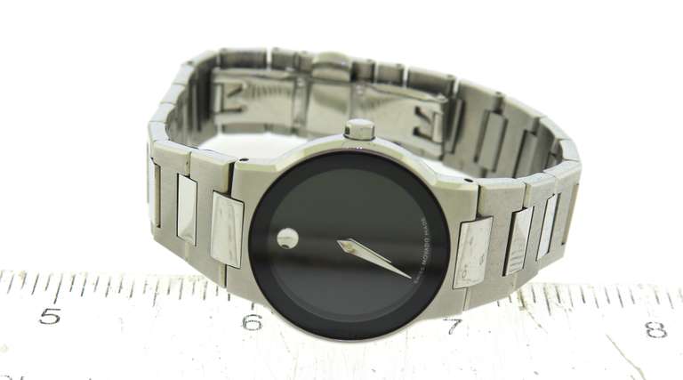 Movado Mueseum Black Dial Watch