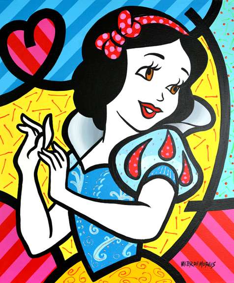 Morais Snow White  Original Acrylic