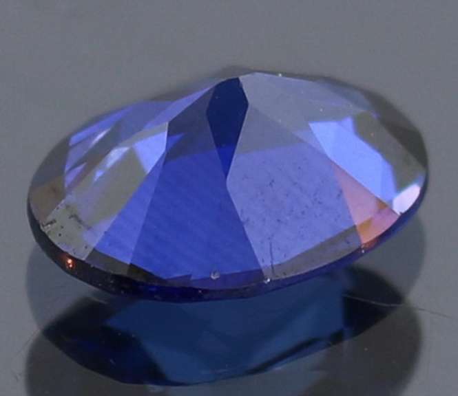 Impressive 2.07ct 7x9mm created Sapphire