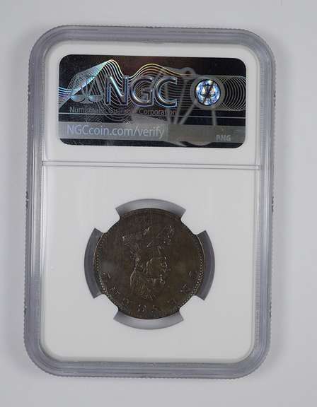 AU Details (Undated) Washington Post-Colonial Cent - Graded NGC