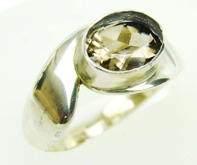 Sterling Silver Spinel Ring, Size 8.5