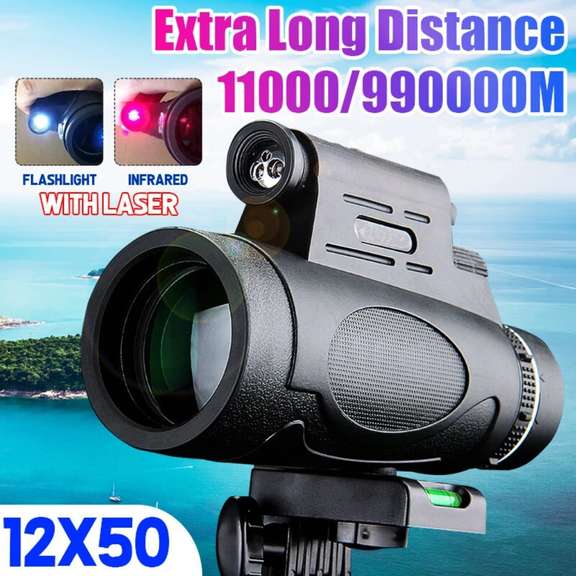 12x50 High Optical Monocular Telescope