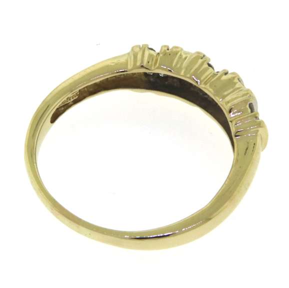 Favorite Yellow Gold Baguette and Round Diamond ring