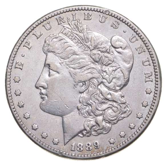 1889-CC Morgan Silver Dollar