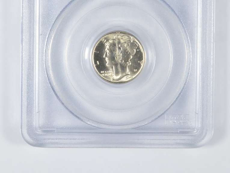 MS66 1943-S Mercury Silver Dime - CAC - Graded PCGS