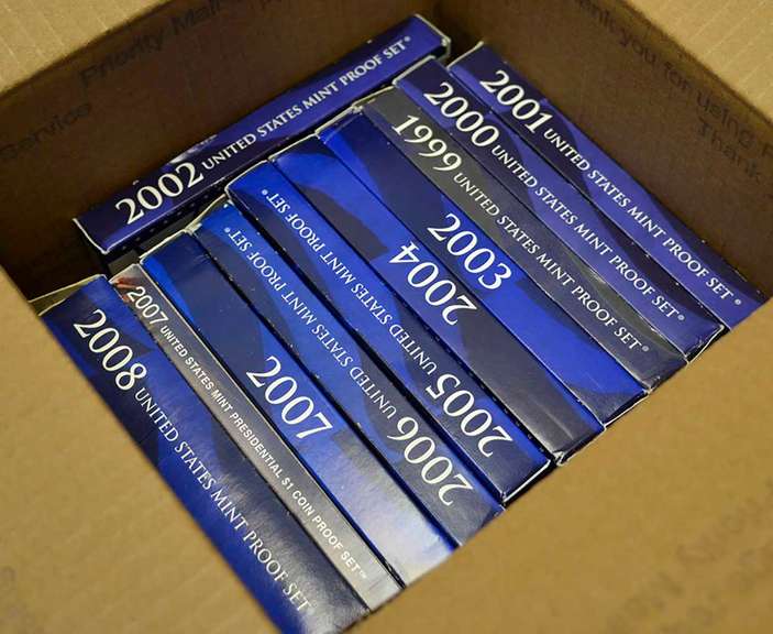 1999-2008 US Mint Proof Sets