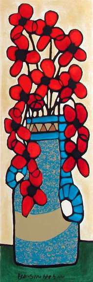 Avi Ben Simhon Red Blossoms I