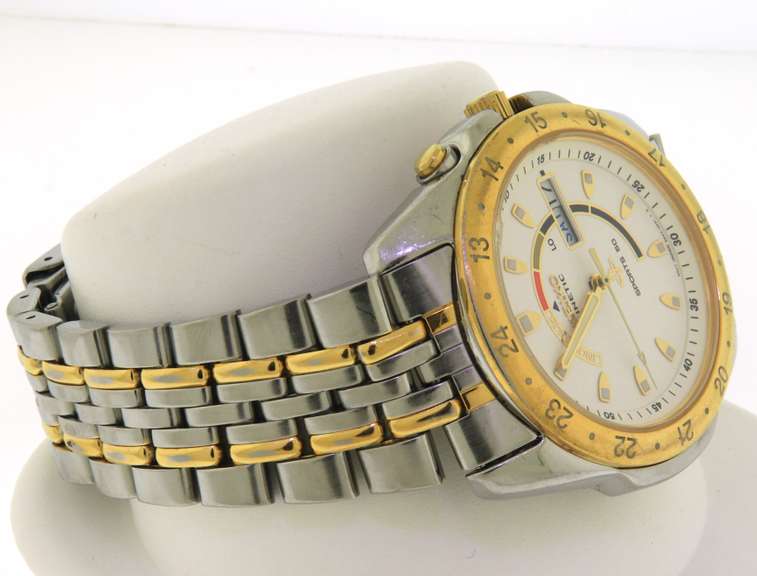 Seiko Kinetic 2 Tone watch