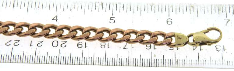 Chic 14kt RG Open Curb Link Bracelet