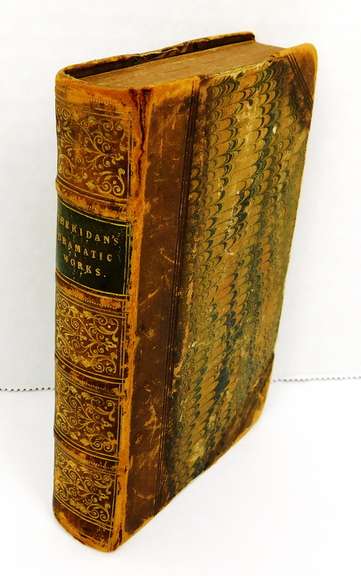 Early 1800's Sheridan's Dramatic Works Miniature Book