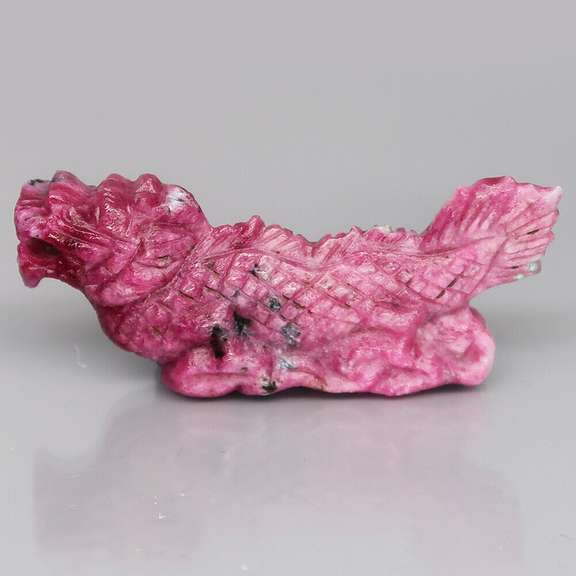 Very intricate and large 54.15ct untreated Ruby Dragon!