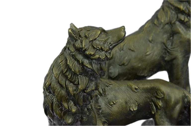 Howling Wolf Bronze Sculpture