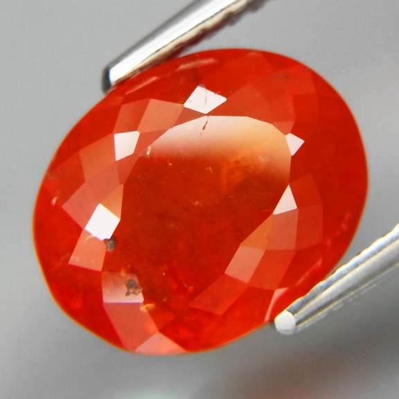 Rich 5.01ct top orange Namibian Garnet