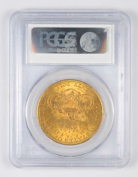 MS63 1907 $20 Liberty Head Gold Double Eagle - Graded PCGS