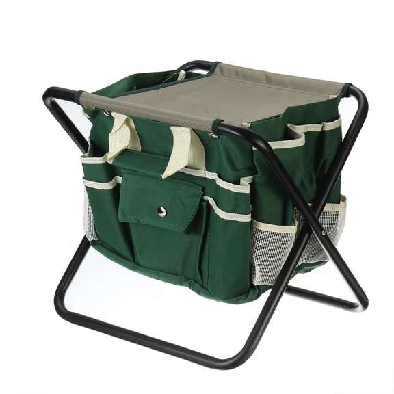 Folding Kneeler Seat Oxford with Detachable Storage