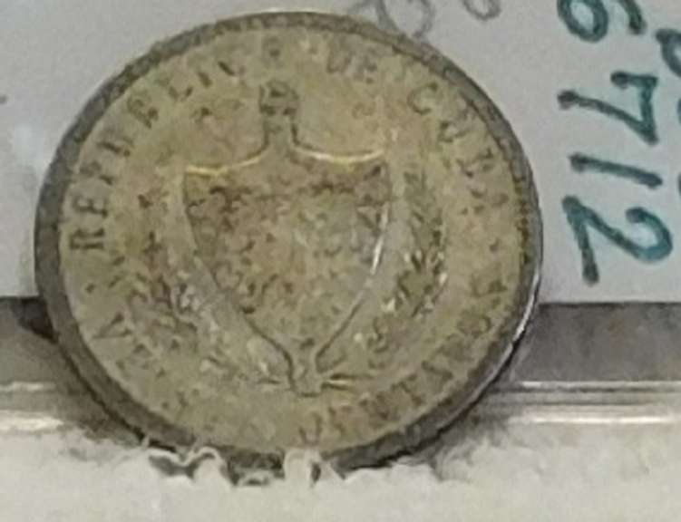 Cuba: Silver 1920  20 centavos, circ