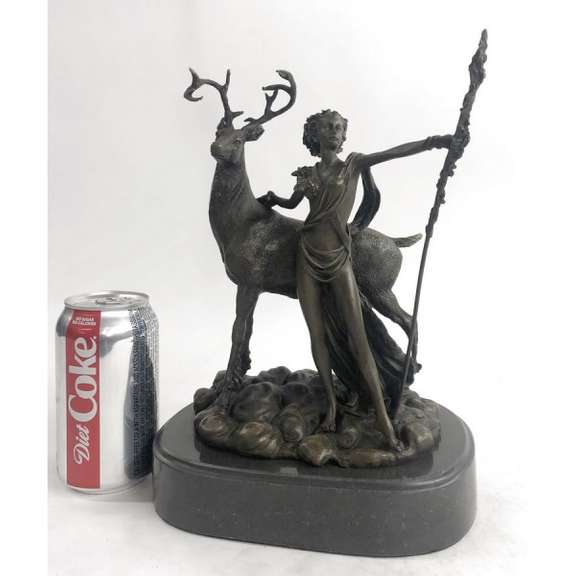 Diana The Huntress Bronze Sculpture