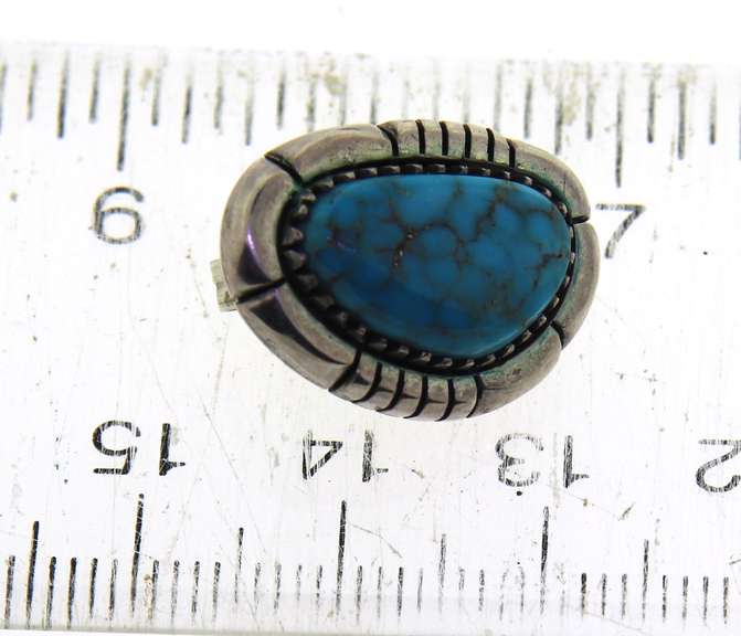 Sterling Silver Mary Marie Signed Turquoise earrings