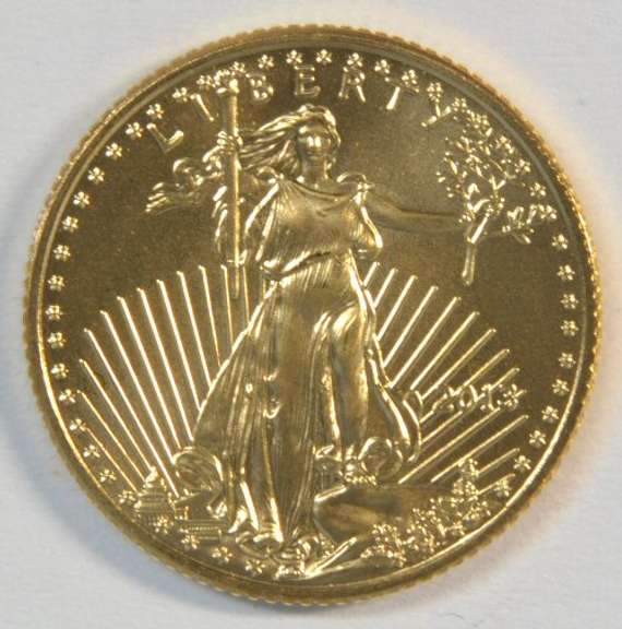 Immaculate Superb Gem BU 2013 $5 American Gold Eagle coin