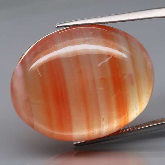 Gorgeous 47.71ct untreated orange Lace Agate