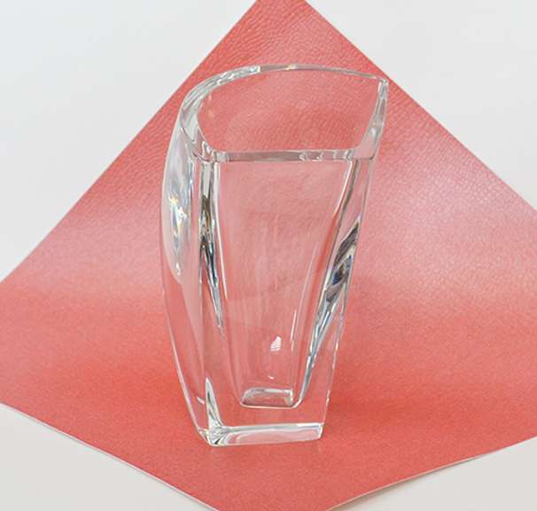 Rare Vintage Baccarat France Heavy Clear Crystal Vase