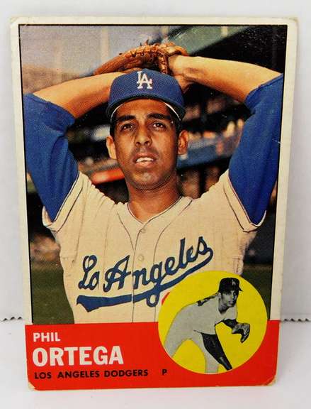 Phil Ortega 1963 Topps Baseball Card