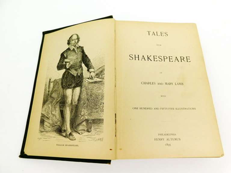 1895 Lamb's Tales From Shakespeare Antique Book