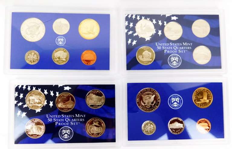2 U.S. Mint Double Coin Sets - 2005 & 2006