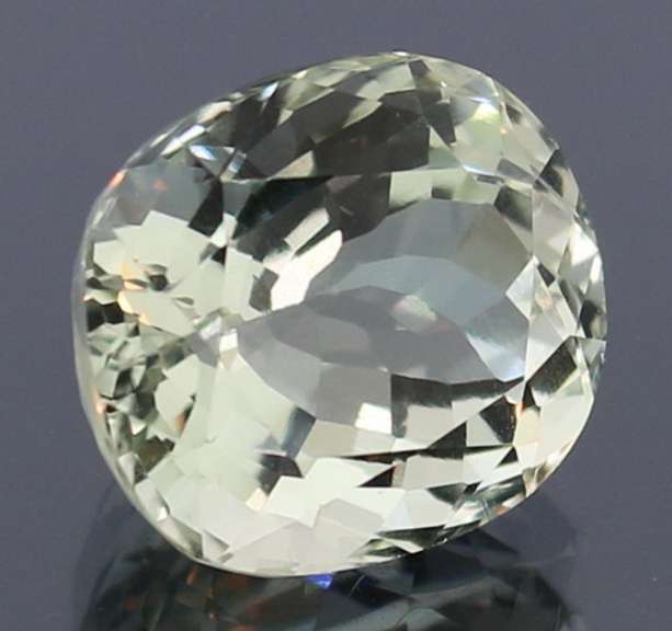 Brilliant 11.4ct platinum green Amethyst
